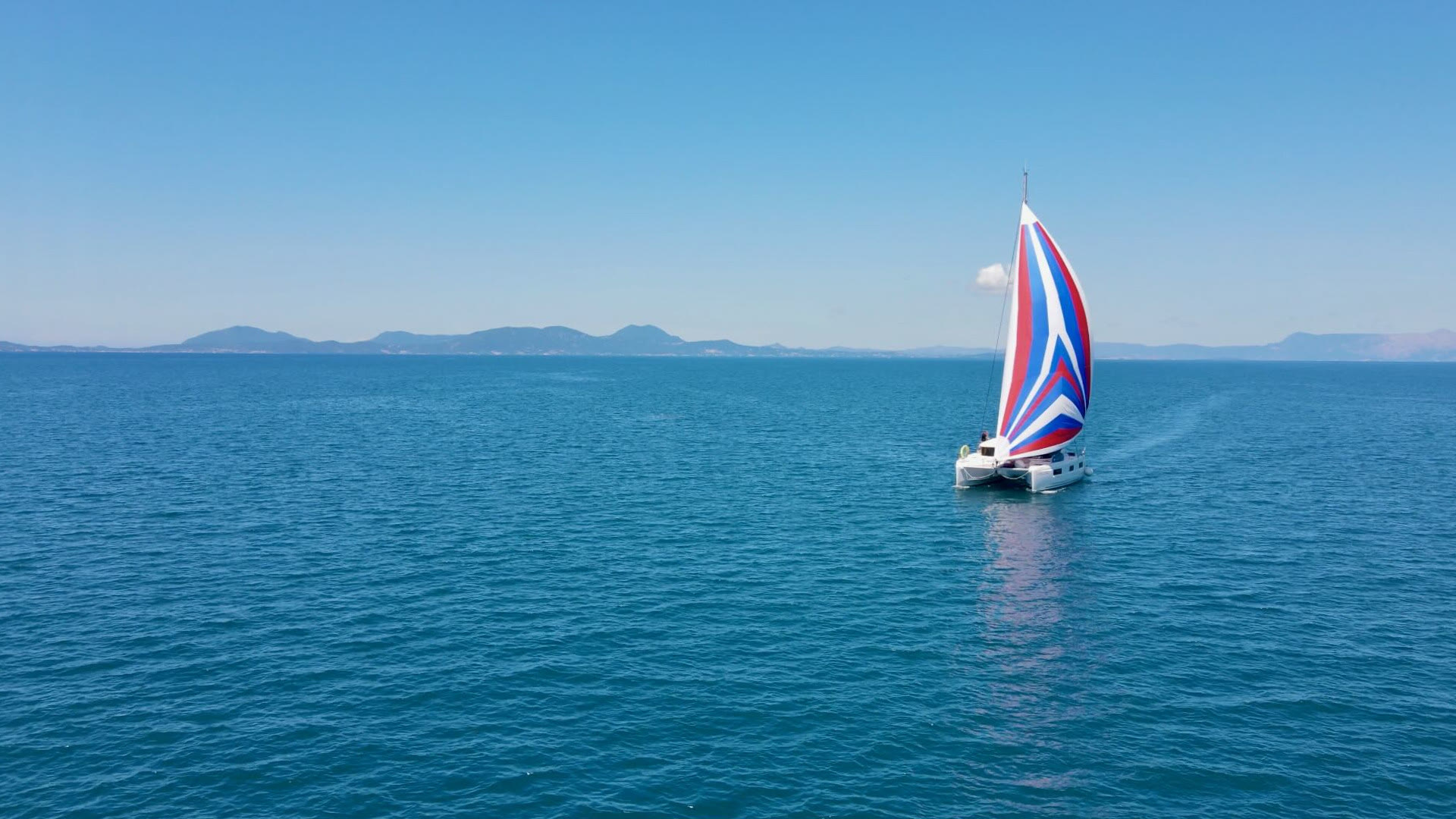 Catamarans around Split and Trogir